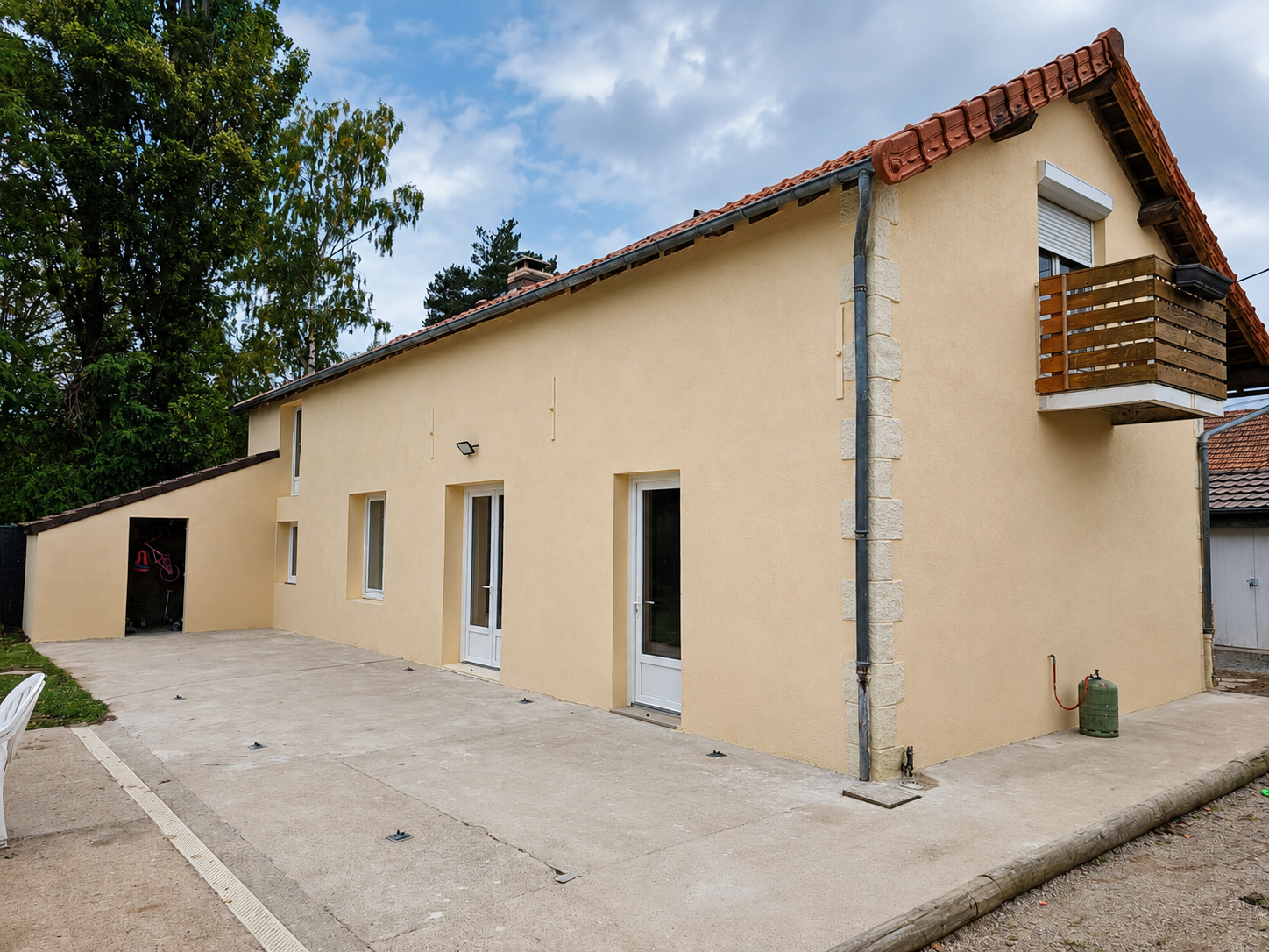 Ravalement de façade avant
